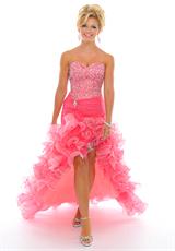 2012 Precious Formals Prom Dresses P52018.  Available in Pretty Pink, White/White